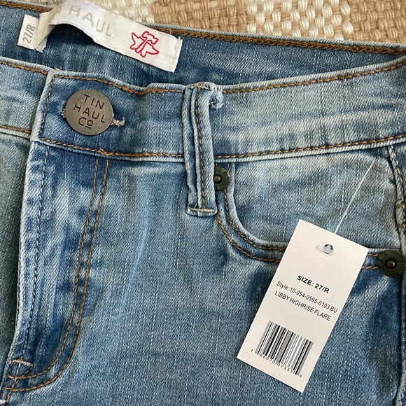 Tin Haul Ladies High Rise Flare Jeans - 27R - Picture 3 of 4